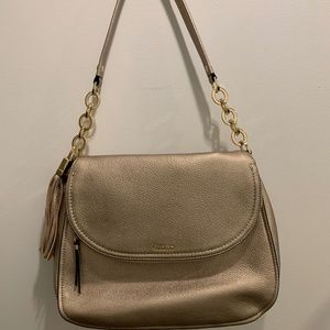 Gold Calvin Klein Bag